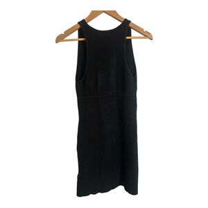 House of Harlow Black Ribbed Sleeveless Dress M